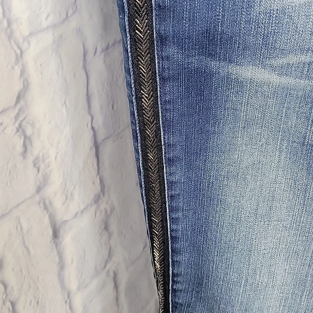 WHITE HOUSE BLACK MARKET HIgh Rise Skinny Ankle Jeans Size 14 - Picture 6 of 15